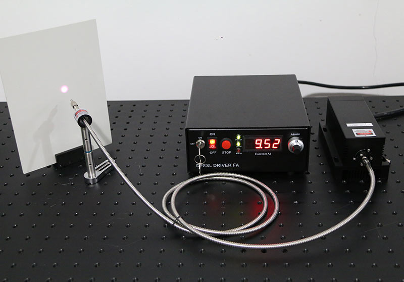 755nm 8W High Power Fiber Coupled Laser With Power Supply